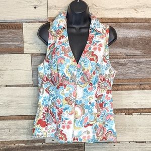 Ann Taylor Loft Sleeveless Shirt sz 12